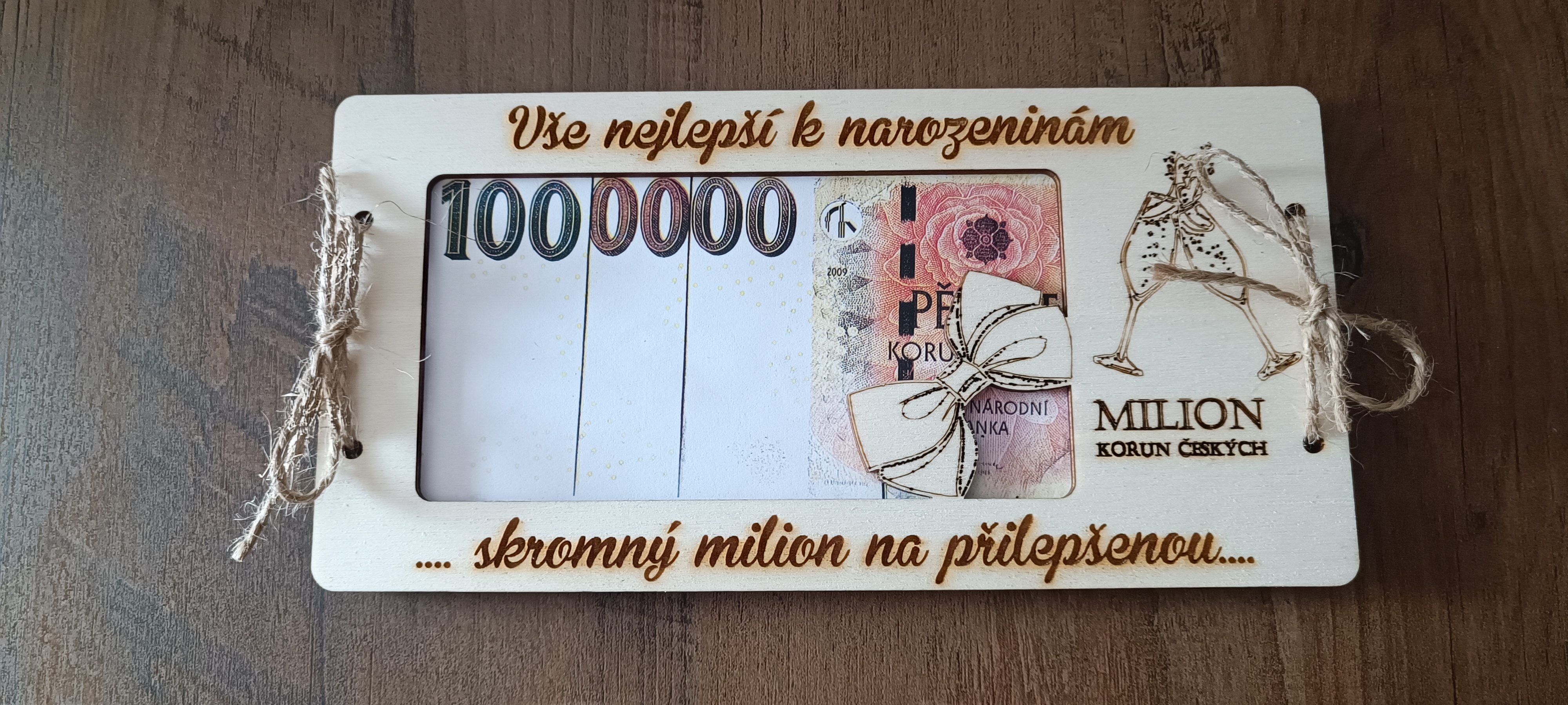 Narozeninové přání - milion