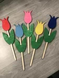 Velikonoční zápich tulipán 2 barevný