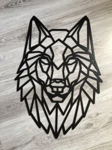 Obraz vlk polygonální