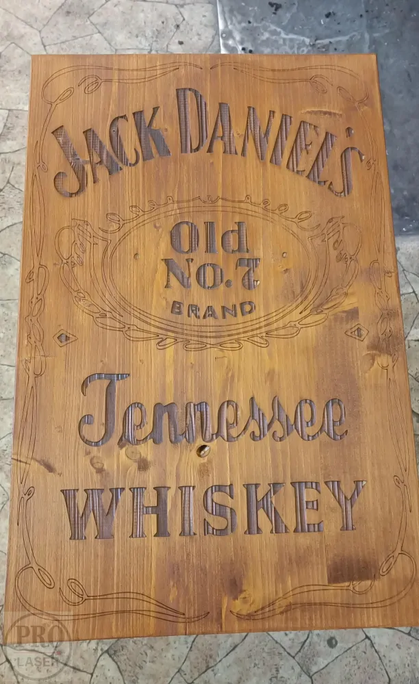 Dřevěná deska Jack Daniels