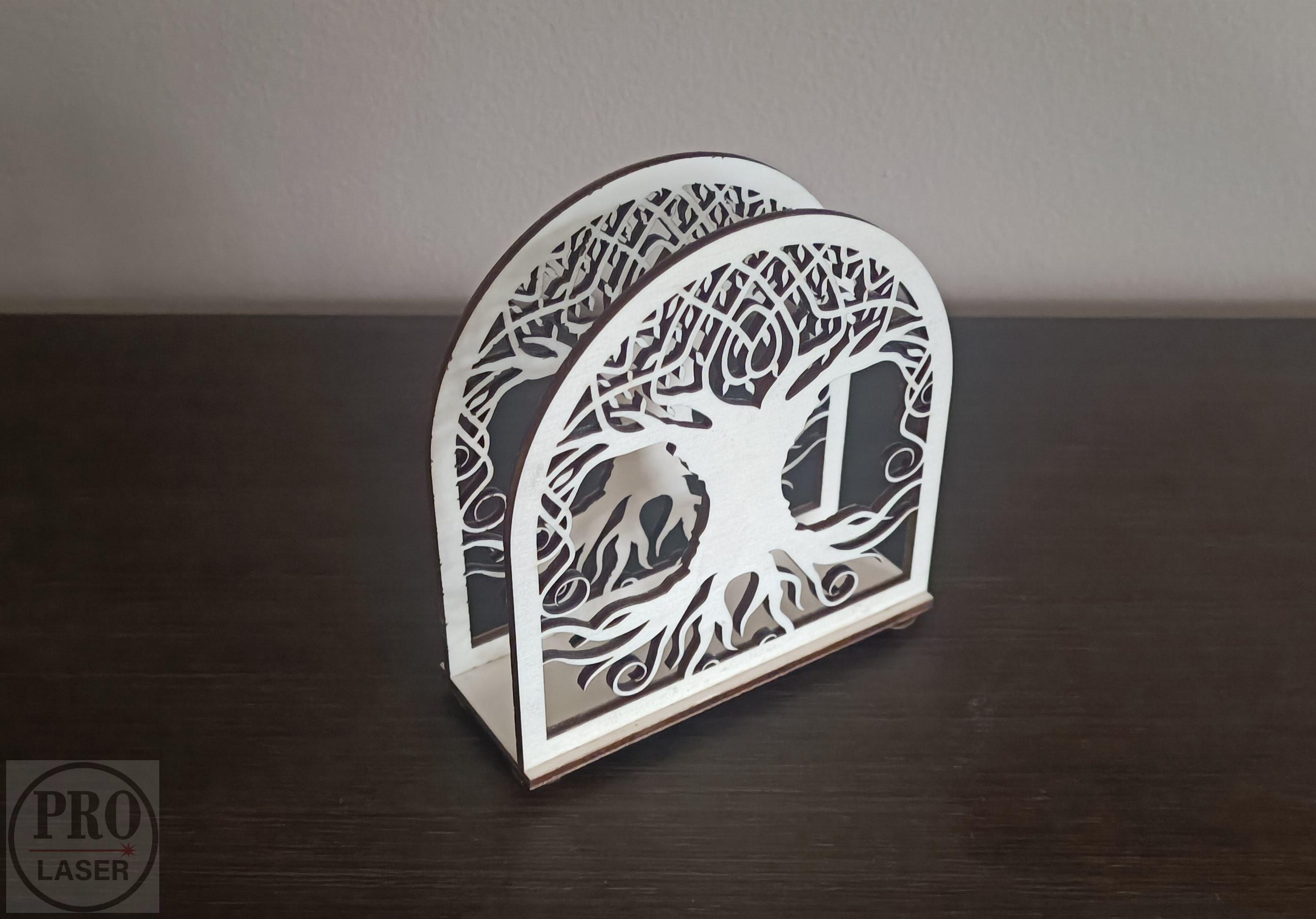 Stojánek na ubrousky strom 2