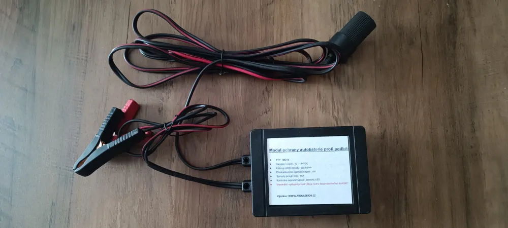 Modul ochrany autobaterie proti podbití.