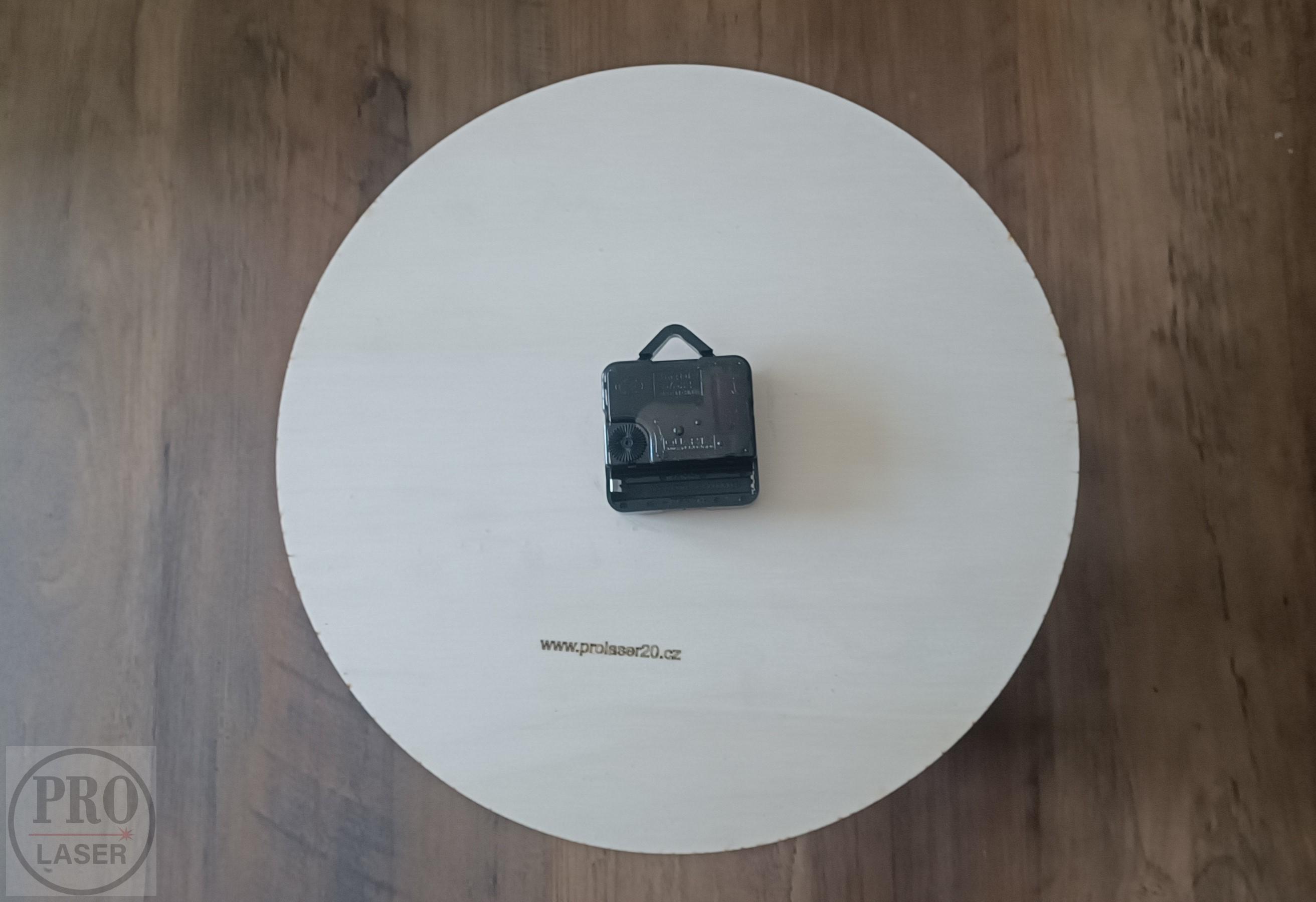 Dřevěné hodiny dětské - sova