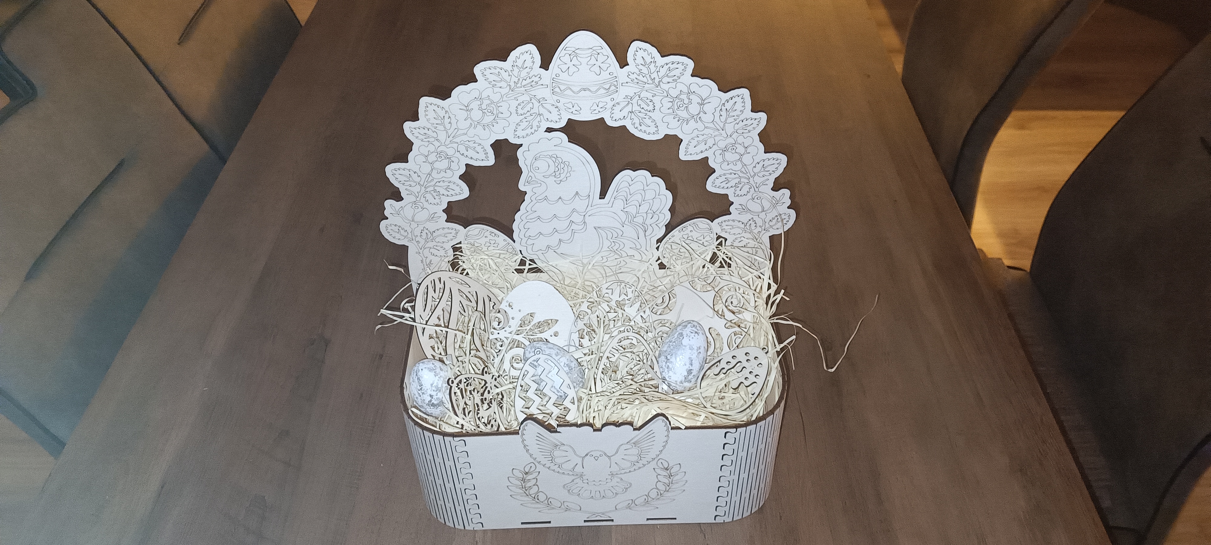 Velikonoční košík velký 