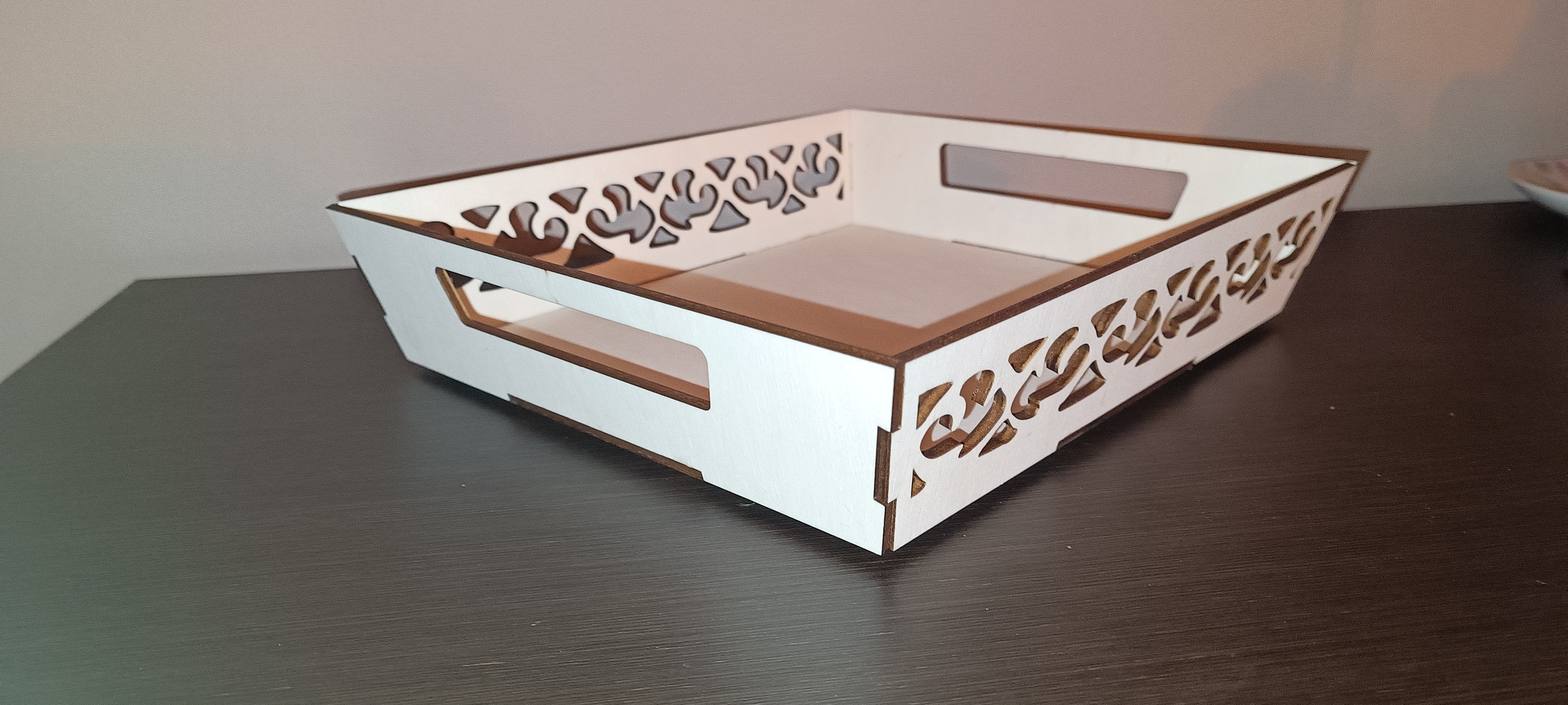 Dřevěný podnos, tác.