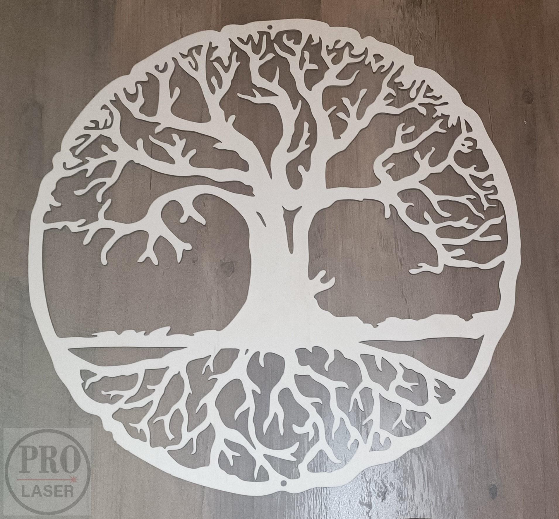 Dřevěný strom života - tráva průměr 50cm