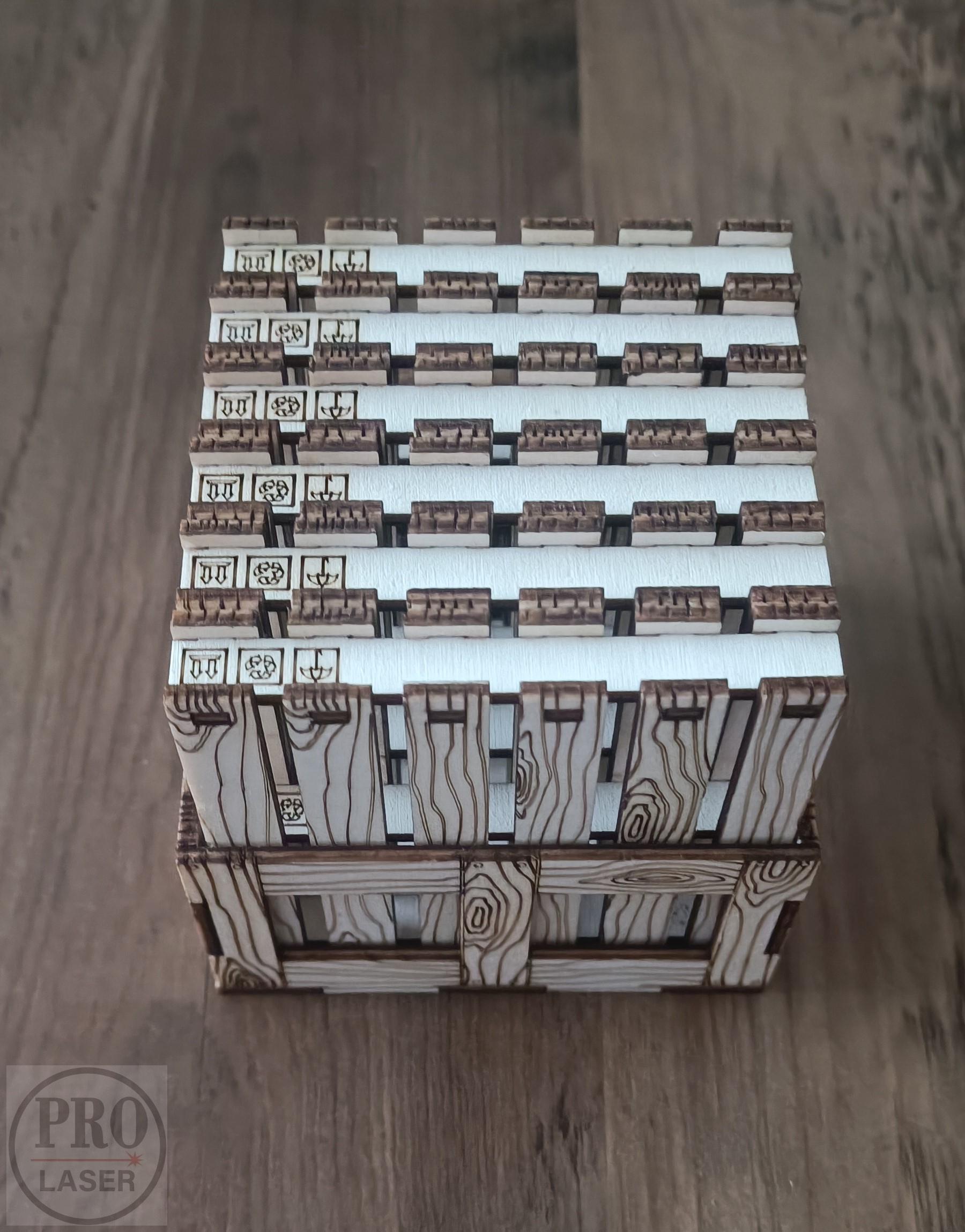 Dřevěné podtácky Europaleta