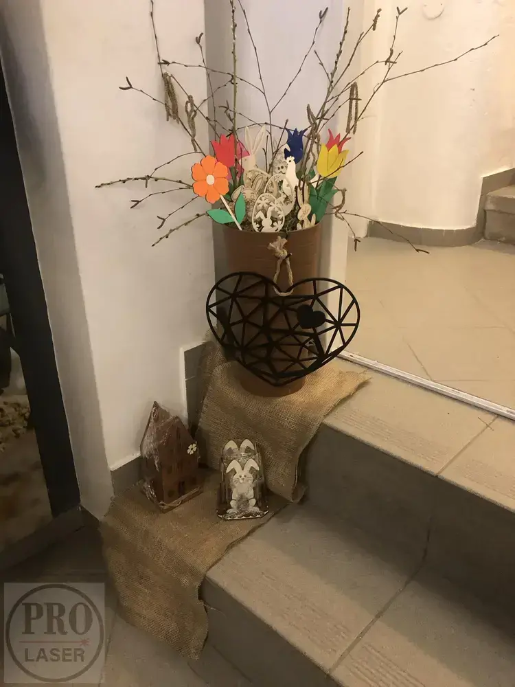 Velikonoční zápich tulipán 2 barevný