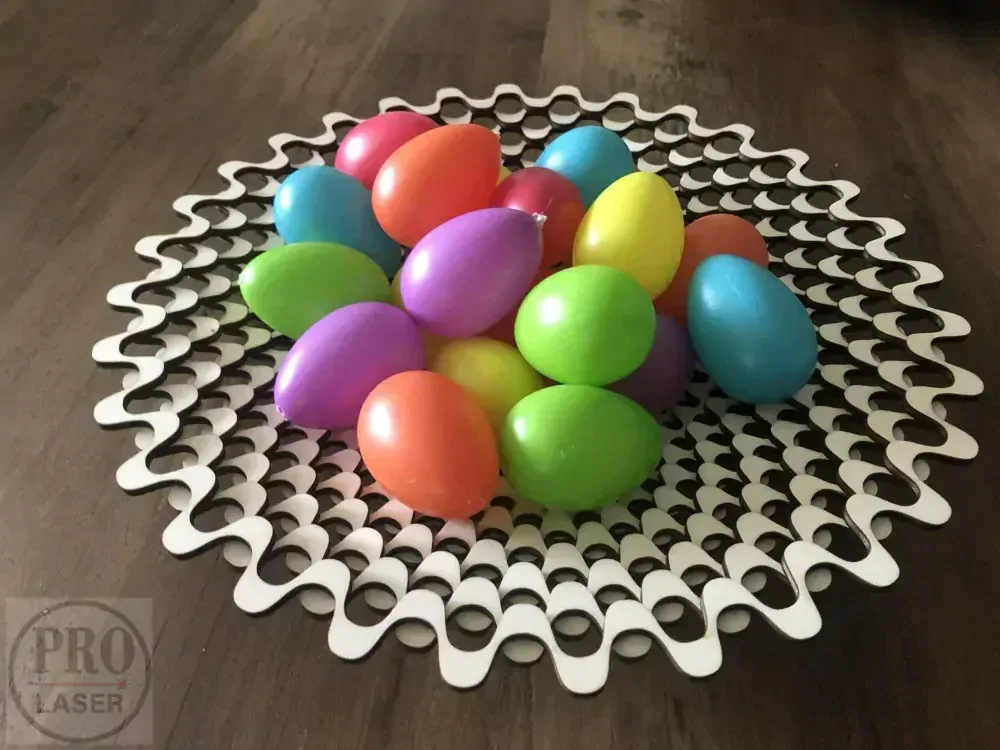 Dřevěná miska mělká průměr 33cm - hrubší